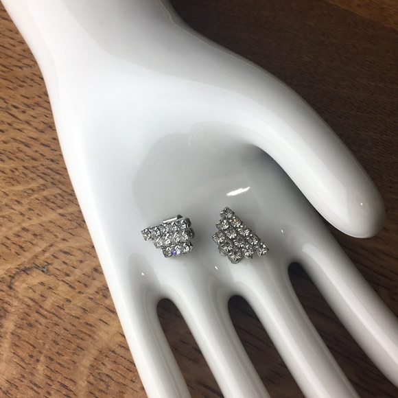 Vintage Rhinestone Shoe Clips - Picture 5 of 8